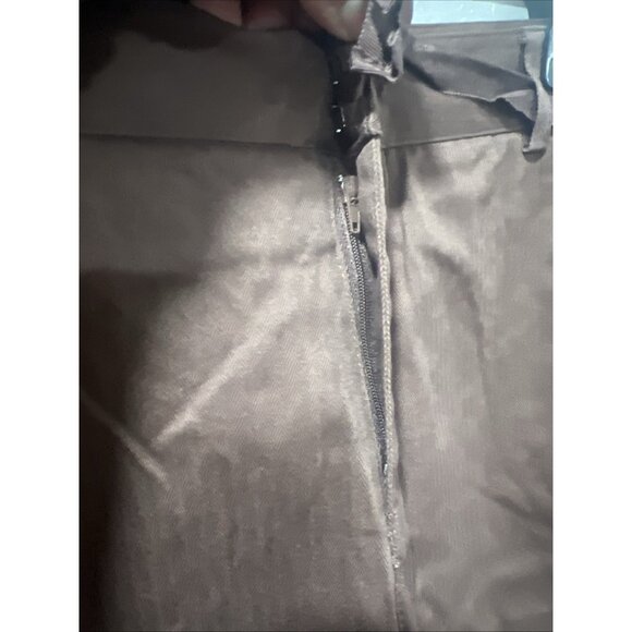 John Paul Richards Cotton Cargo Pants Brown 14 2 Pocket belted Summer‎ NEW - Picture 4 of 14